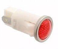 1030QD1, Panel Mount Indicator Lamps RED DIFFUSED 1/2" MOUNTING HOLE