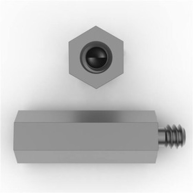 4500-440-SS-20, Standoffs &amp; Spacers HEX M/F STDOFF 3/16 HEX X 3/16 L