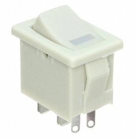 R1966AGRYGRYEFGRN, Rocker Switches SPST 15A GRN