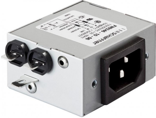 FN9246B-20-06, AC Power Entry Modules 20A FASTON IEC INLET W/EARTH LINE CHOKE FN9246B-20-06, AC Power Entry Modules 20A FASTON IEC INLET W/EARTH LINE CHOKE