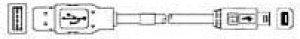 1487588-2, Cable Assembly Computer Data 1.5m 24AWG/28AWG USB to USB 4 to 4 POS PL-PL