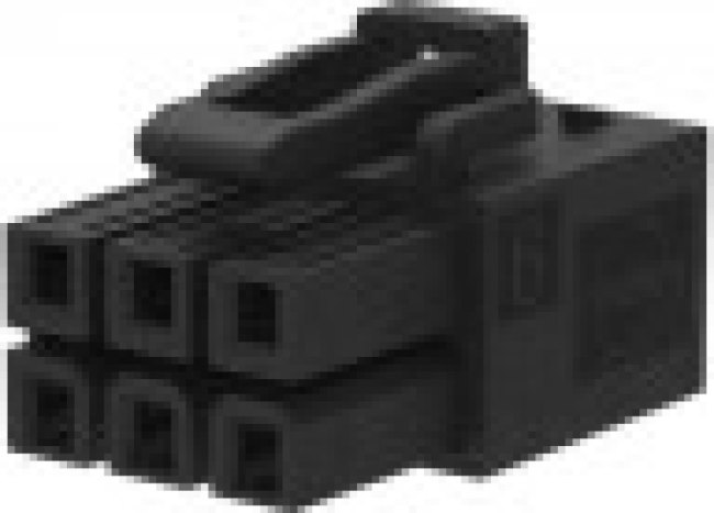 212514-1002, Conn Housing RCP 2 POS 4.2mm Crimp ST Cable Mount Black Mini-Fit Max Bag 212514-1002, Conn Housing RCP 2 POS 4.2mm Crimp ST Cable Mount Black Mini-Fit Max Bag
