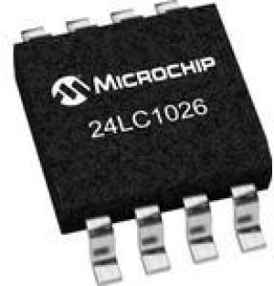 24LC1026-I/SN, 24LC1026-I/SN, 1024kbit EEPROM Memory, 900ns 8-Pin SOIC Serial-I2C 24LC1026-I/SN, 24LC1026-I/SN, 1024kbit EEPROM Memory, 900ns 8-Pin SOIC Serial-I2C