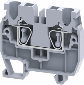 Мини-клемма проходная пружинная OptiClip CXM-2.5-I-24A-(0.2-2.5) сер. КЭАЗ 331821