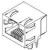 43860-0003, Модульный разъем, Modular Jack, 1 x 1 (Порт), 6P4C, Cat3, Монтаж в Сквозное Отверстие