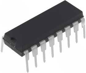 CD74HCT365E, IC: digital; buffer,non-inverting,line driver; Ch: 6; THT; DIP16