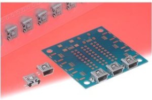 UX60SC-MB-5ST(85), USB Connectors 5P FEM SMT RECEPT MINI B