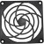 G80P, FAN FINGER GUARD, 80MM, ABS