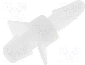 FIX-LCBS-4.8, Дистанц PCB, полиамид, Дл: 4,8мм, на защелки, Цвет: натуральный