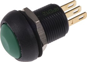 IMR7Z432UL, Push Button Switch, Momentary, Panel Mount, 13.6mm Cutout, SPDT, 28V dc, IP67 IMR7Z432UL, Push Button Switch, Momentary, Panel Mount, 13.6mm Cutout, SPDT, 28V dc, IP67