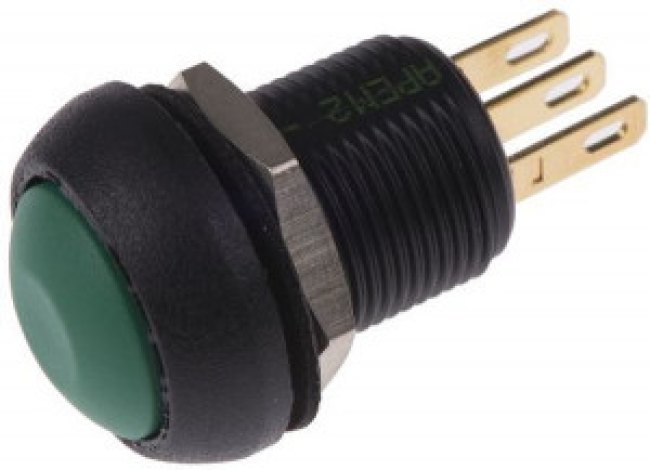 IMR7Z432UL, Push Button Switch, Momentary, Panel Mount, 13.6mm Cutout, SPDT, 28V dc, IP67 IMR7Z432UL, Push Button Switch, Momentary, Panel Mount, 13.6mm Cutout, SPDT, 28V dc, IP67