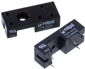 GD35, Панелька, PIN: 5, 12А, 300ВAC, Монтаж: PCB, Серия: RM87N, RM92