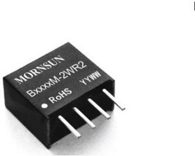 B1212M-2WR2, DC/DC преобразователь, 2Вт, вход 10.8-13.2В, выход 12В/167мА