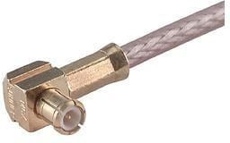 16_MCX-50-2-11/111_NH-1, RF Connectors / Coaxial Connectors MCX right angle cable plug(m)