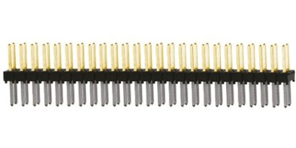 TSW-125-08-L-D, TSW Series Straight Through Hole Pin Header, 50 Contact(s), 2.54mm Pitch, 2 Row(s), Unshrouded