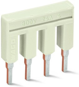 2002-407, 7-конт. перемычка изолированная, св.-серая