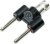R191455000, Straight 50 RF Adapter 2B4 Plug to BNC Socket 0GHz