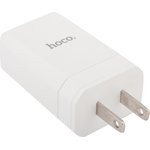 Блок питания (сетевой адаптер) HOCO C45 с 1 USB портом 2,4 A белый