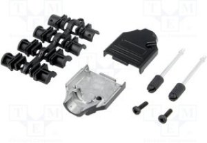 DTZK9BKRAPCBK-K, Корпус для разъемов D-Sub, D-Sub HD 15pin,D-sub 9pin, прямой DTZK9BKRAPCBK-K, Корпус для разъемов D-Sub, D-Sub HD 15pin,D-sub 9pin, прямой