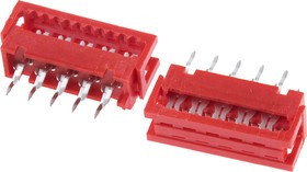 690207101072, 10-Way IDC Connector Plug Through Hole Mount, 2-Row 690207101072, 10-Way IDC Connector Plug Through Hole Mount, 2-Row