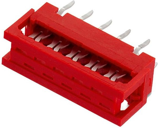 690207101072, 10-Way IDC Connector Plug Through Hole Mount, 2-Row 690207101072, 10-Way IDC Connector Plug Through Hole Mount, 2-Row