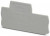 3040096, End plate, Grey, 71.5 x 47.5mm
