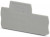3040096, End plate, Grey, 71.5 x 47.5mm