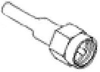 901-9511-2, RF Connectors / Coaxial Connectors CRIMP TYPE (M) FOR RG58 141