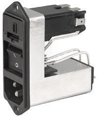 CD14.1101.151, AC Power Entry Modules 1AMP 250VAC