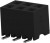 2314844-6, PCB Receptacle, Плата - к - плате, 2 мм, 2 ряд(-ов), 6 контакт(-ов), Поверхностный Монтаж