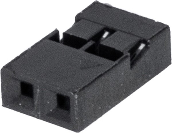 BLS-2/2, Разъем 1х2 гнездо на кабель, шаг 2.54мм, с контактами