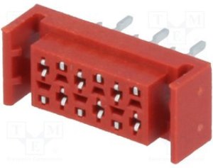 TMM-4-L-06-2, Провод-плата; гнездо; "мама"; PIN: 6; THT; на PCB; 30В; 1А; -40-105°C