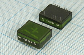 Светодиодный дисплей зеленый, высота знака 17,8мм, VQB-26F;№5625 G СД дисплей+1 \17,8\зел\ОА&ОК\ \VQ Светодиодный дисплей зеленый, высота знака 17,8мм, VQB-26F;№5625 G СД дисплей+1 \17,8\зел\ОА&ОК\ \VQ