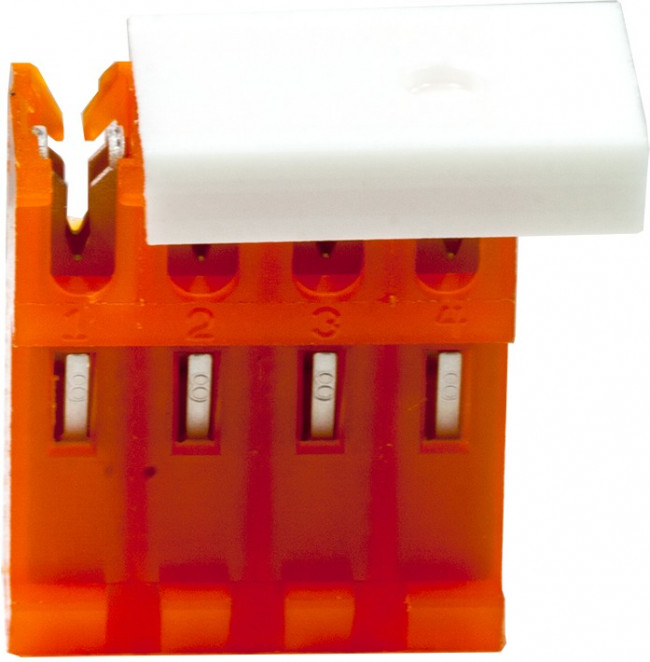 3-640426-4, MTA-156 розетка на кабель 1х4 контакта 3.96мм 18 AWG