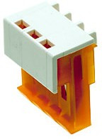 3-640426-4, MTA-156 розетка на кабель 1х4 контакта 3.96мм 18 AWG