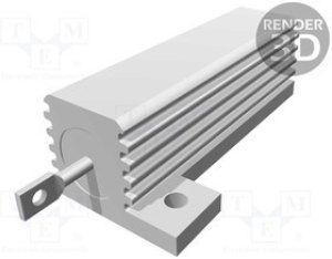 AX50WR-330R, Резистор: проволочный, с радиатором, винтами, 330Ом, 50Вт, ±5% AX50WR-330R, Резистор: проволочный, с радиатором, винтами, 330Ом, 50Вт, ±5%