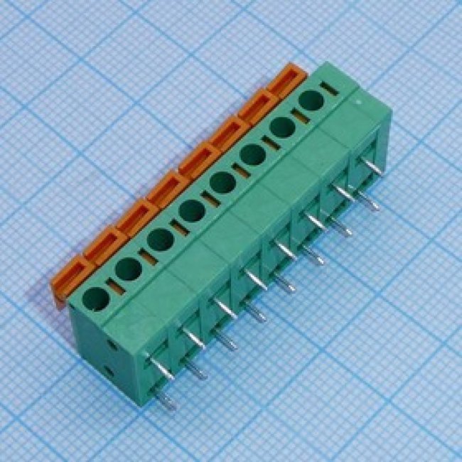 DG142R-5.08- 08P-14-00A(H), Нажимной безвинтовой клеммный блок на 8 контактов. Зажим типа торцевой контакт. Серия DG142R-5.08 DG142R-5.08- 08P-14-00A(H), Нажимной безвинтовой клеммный блок на 8 контактов. Зажим типа торцевой контакт. Серия DG142R-5.08