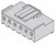 1-1123722-4 (VHR-4N), Корпус разъема розетка 4 pin шаг 3.96мм без контактов