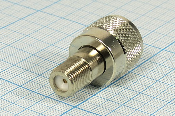 Разъем UHF вилка - разъем F розетка