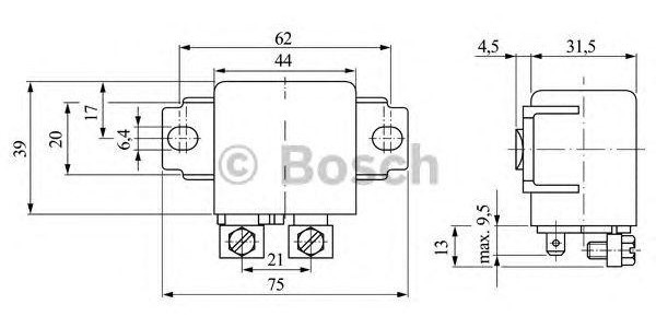 0332002256, Реле MERCEDES BOSCH