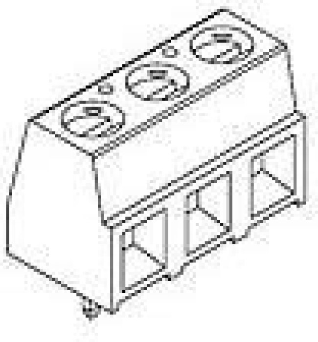 1776118-3, Fixed Terminal Blocks 3P TERMI-BLOK,PCB HIGH TEMP