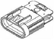 15326827-B, Automotive Connectors CONN GT 150 5W MALE ASSY