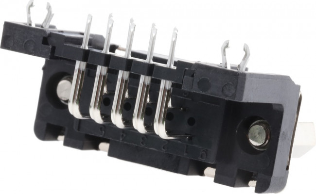 09661527613, D-Sub Standard Connectors DSUB SV FEM SSDP ANG73-254 09P