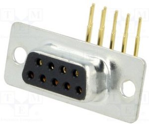 MHDD9F-T-B-M-RBM, Разъем D Sub, угловой, Standard, Гнездо, MHDD Series, 9 контакт(-ов), DE, Пайка MHDD9F-T-B-M-RBM, Разъем D Sub, угловой, Standard, Гнездо, MHDD Series, 9 контакт(-ов), DE, Пайка