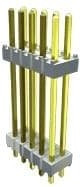 HW-02-14-T-D-1180-125, Board to Board &amp; Mezzanine Connectors High Temperature Flexible Board Stacking Header, 0.100" Pitch