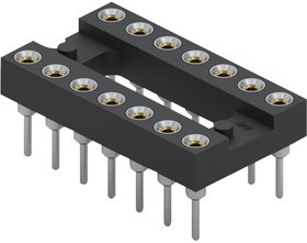 110-47-314-41-001000, DIP SOCKET, 14POS, 2.54MM, THROUGH HOLE 110-47-314-41-001000, DIP SOCKET, 14POS, 2.54MM, THROUGH HOLE