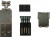 USB-A (DS1107-B), Вилка на кабель (черная), тип А (OBSOLETE!)