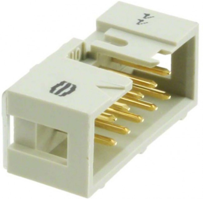 09185107323, Conn Shrouded Header (4 Sides) HDR 10 POS 2.54mm Solder RA Side Entry Thru-Hole Standard