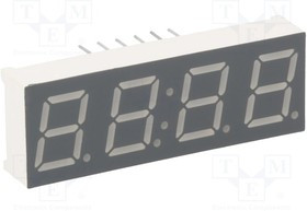 KW4-391AVA, Дисплей: LED, 7-сегментный, 9,9мм, 0,39", II.зн: 4, красный, анод KW4-391AVA, Дисплей: LED, 7-сегментный, 9,9мм, 0,39", II.зн: 4, красный, анод