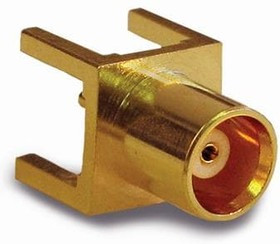 252105, RF Connectors / Coaxial Connectors MCX STRAIGHT PCB RECPT 50 OHM GOLD